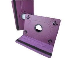 Étui universel pour tablette 8 pouces - Rotatif à 360° - Violet Convient pour : Teclast/ Huawei/ Blackview/Asus/ Lenovo/ Fusion/Vankyo/Fire/ DOOGEE/Hipad/ Xiaomi/BOOX/PRITOM/ TCL/ OPPO Android Pad Tablettes