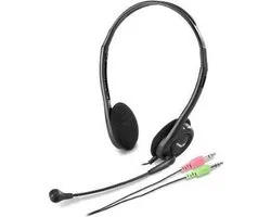 Headphones with Microphone Genius PC HS 200C Black