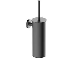 AquaVik Toiletborstel Åsmund Met Houder Aska Gunmetal