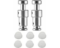 SnelShoppen - 2 Stuks Vervangende Float Valve Hoogdruk Pan Onderdelen met 6 Dichtingringen voor Instant Pot Duo, Ultra en Lux, RVS, Keukenaccessoires