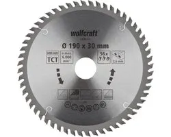 wolfcraft - Cirkelzaagblad 190x30mm - Zaagblad voor Cirkelzaag 190mm - HM, serie oranje - 6634000