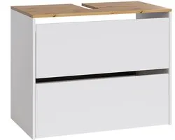 Vicco Viktor Wastafelonderkast – 80.2 x 65 cm Wit/Kunstnijverheid