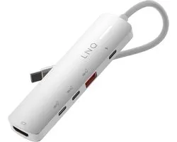 LINQ Connects 5-in-1 Pro-C Multiport Hub met 4K HDMI - 10Gbps - Geschikt voor Laptops en Tablets