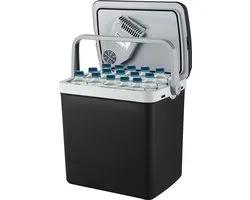 MOA Koelbox Elektrisch 12v 230 volt - 32L - Frigobox - Camping Koelkast - Auto en Camping - Koelen en Verwarmen - Zwart