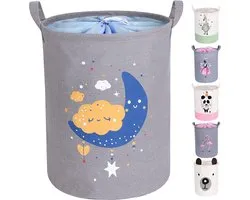 Storage Box with Lid Laundry Basket with Drawstring Children's Laundry Hamper Storage Basket Children Large Foldable for Girls Boys for Baby Room, Toys, Laundry, Baby Clothes, Multifunctional