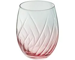 Waterglas Cristal d’Arques Paris Swirly Spring Roze Glas 360 ml (4 Stuks)
