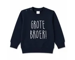 Pull chemise pull pour enfant - big brother bleu Taille 104 - Big brother bro - Agrandissement de la famille - Annonce Grossesse hourra cool je vais être bébé annonce