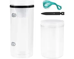Dailygoods- Minnow Trap Omgekeerd Whisker Ontwerp - Vissenval - Krabbenval - Garnalenval - Zoutwater/Zoetwater - 15cm Vangcapaciteit