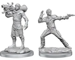 D&D Nolzur's Marvelous Miniatures Human Artificer & Apprentice