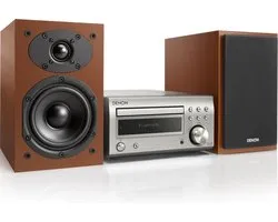 Denon Set RCD-M41DAB Silver/Cherry Wood