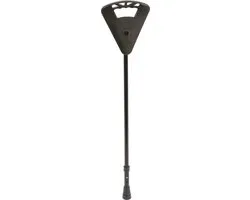 Flipstick - Zit-/wandelstok - Verstelbaar - Zwart