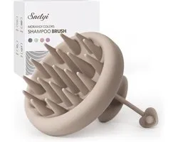 Sndyi Silicone Scalp Stimulator Shampoo Brush, Hair Scrubber with Soft Silicone Bristles, Scalp Scrubber/Exfoliator - ShopVlot