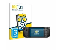 Screenprotector 3 Stuks voor Valve Steam Deck / OLED Beschermglas transparant