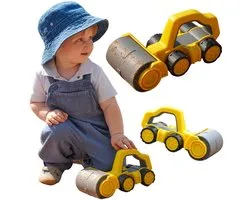 BIG - speelgoedvoertuig - Power worker griffy bulldozer - wals