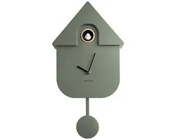 Karlsson Horloge à coucou Modern Cuckoo - Vert - 8,5 x 21,5 x 41cm