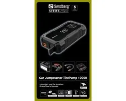 Sandberg - Powerbank - Auto jumpstarter - 150 PSI Luchtpomp voor fiets & auto - LED zaklamp - 10.000 mAh - 5 jaar garantie - Noodpakket