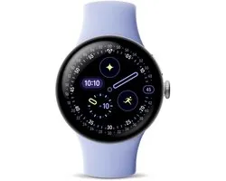 Google Pixel Watch 4 - Smartwatch - 41mm - WiFi - Zilverkleurig/Iris
