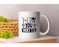 Mok I Love you Watts - Joke - Funny - Gift - Cadeau - Sarcasm - Sarcasme - Geschenk - Gift - Sarcastic