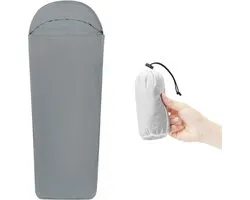 Ultralichte slaapzak Only 128g Slaapzak with Small Pack Size Indoor Sleeping Bag for Backpacking, Hostels, Camping,210*80*60cm,Blauw