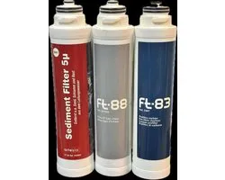 Osmose Filter, Water filter,  FT-83, Ft-82,FT-88 Zilver actief koolstof, drinkwater, gezond, zuiverwater. kraanwater filter.