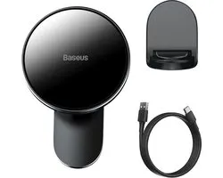 Baseus Big Energy iPhone houder MagSafe Draadloze Lader - [15W snel laden] Dashboard en Ventilatierooster