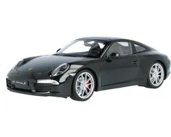 Porsche 911 Carrera S (Zwart) (20 cm) 1/24 Bburago - Modelauto - Schaalmodel - Modelauto - Miniatuurauto - Miniatuur autos