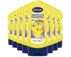 Bübchen - 2in1 Shampoo & Douchegel Pikachu - 8 x 230 ml - Voordeelverpakking