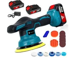 Vesto® Draadloze Polijstmachine - Accu Poetsmachine - Poliermachine voor Auto - Autopoetskit - voor Waxen, Polijsten & Lakherstel