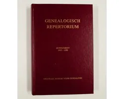 Supplement 1995-1999 Genealogisch repertorium door Jhr. Mr. Dr. E.A. Beresteyn