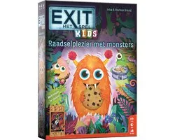 999 Games - EXIT - KIDS: Raadselplezier met monsters - Escape Room Spel - Kinderversie uit de EXIT-serie - Vanaf 5 jaar - Kinderspel - Meermaals te spelen - Educatief spel - Klein cadeautje