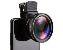 Macro en groothoek lenzen, mobiele telefooncamera lenssets, cameralens accessoires, geschikt voor fotografie.