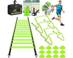 Complete Speed & Agility Training Set - Ladder, Horden, Kegels, Springtouw & Parachute