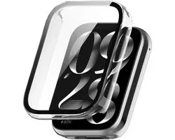 Strap-it hard case hoesje met glasplaat geschikt voor Xiaomi Smart Band Pro (Transparant) – stevige beschermcase met geïntegreerde screen protector – optimale kras- en stootbescherming voor je smartwatch