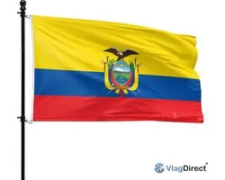 VlagDirect - Ecuadoriaanse vlag - Ecuador vlag - 90 x 150 cm.