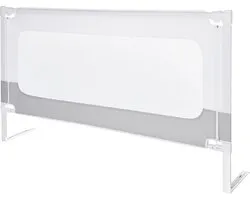 CUTE & KEPPE Barrière de lit - 160 cm de long, max 70 cm de haut - Barrière de lit réglable - Protection contre les chutes du bord du Lit des Enfants
