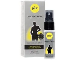 Pjur Superhero - Delayspray - Stel je Zaadlozing Uit - 20ml