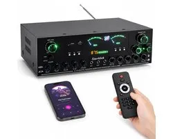 Bluetooth Amplifier, 3000W Peak Power, HiFi Amplifier, 5.1 Channel Home Cinema, Stereo Amplifier with Bluetooth 5.0 - ShopVlot