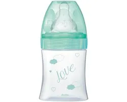 Dodie - Flacon initiation + verre 150ml Bird Green
