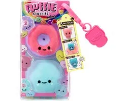 Fluffie Stuffiez Mini - Mix 9 - 7 cm - Wit en geel - Plukknuffel