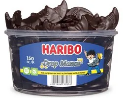 Haribo Drop Manen - drop - 150 stuks silo