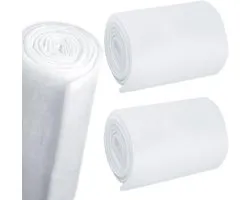 2 Rouleaux Quilt Batting Remplissage Polyester Fiberfill 61cm Largeur pour Coussins, Édredons et Décoration