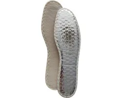 Semelle intérieure Bama Alu Therm Airtech - Semelle intérieure d'hiver avec polaire et feuille d'aluminium - Contre les pieds froids - Isolante - Taille 44