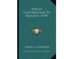 Philo's Contribution to Religion (1919)