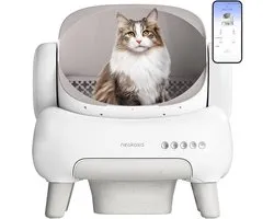 Thijox - Neakasa M1 Lite Litière Autonettoyante XXL Ouverte sur le Dessus, Commande par Application, Sans Odeur & Hygiénique Pour Grands Chats et Foyers avec Plusieurs Chats