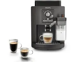 Krups Serenity Milk EA402H - Volautomatische Espressomachine - Milk Maestro Melksysteem - One Touch Cappuccino - Donkergrijs - Snel Opgewarmd - Compact