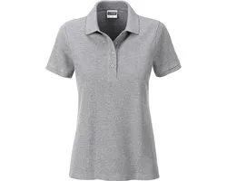 Polo Basic femme / femme James and Nicholson (Grey Heather)