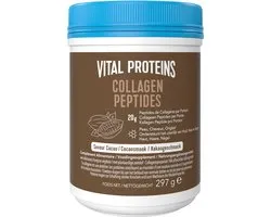 Vital Proteins - Peptides de Collagène Saveur Cacao - Hydrolysé - Sans Sucre - Collagène de Bœuf - 297 grammes