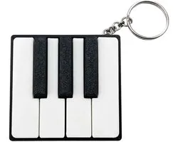 Fidget toy, sleutelhanger met 7 toetsen, piano, sensorisch spel, anti-stress, clicker, ter verlichting van angst en stress, creatief cadeau voor volwassenen en kinderen