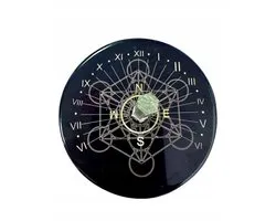 Onyx Metaatron Wichelbord met Bergkristal - 8cm