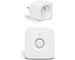 Philips Hue Voordeelbundel met 1 Hue Slimme Stekker België en Frankrijk (Type E) en 1 Hue Bewegingssensor voor Binnen - Hue Accessoires